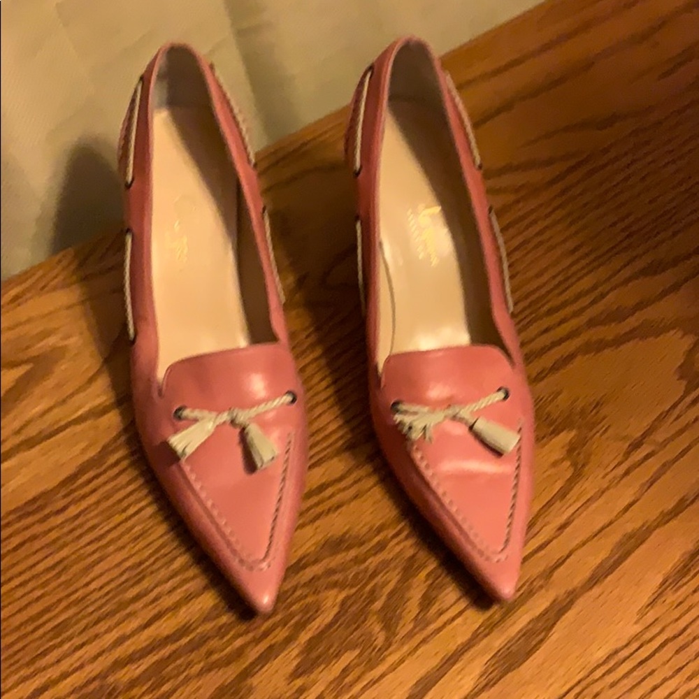 Pink Cole Haan collection kitten pumps